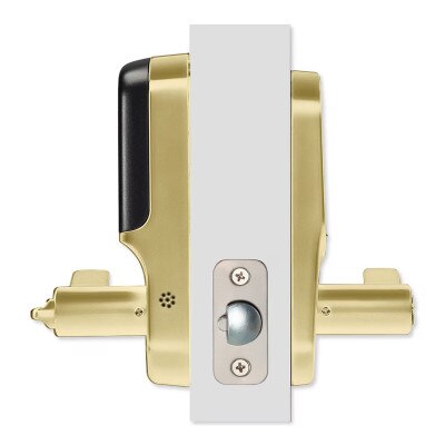 Yale Z-Wave Plus Assure Touchscreen Keypad Lever Lock, Gen5, Lifetime Brass